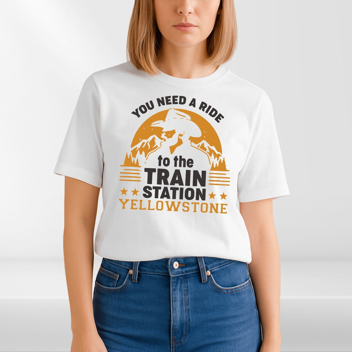 You Need A Ride To The Train Station Novelty Graphic T Shirt TV Series Inspired
