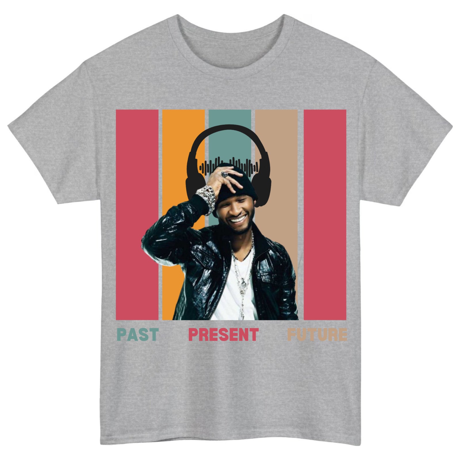 Usher past present future tour T-Shirt product view 3