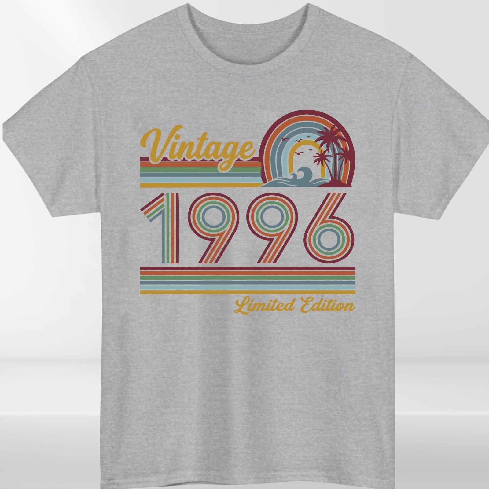 Vintage 1996 Limited Edition T Shirt 30th Birthday Retro Graphic Gift Tee UK