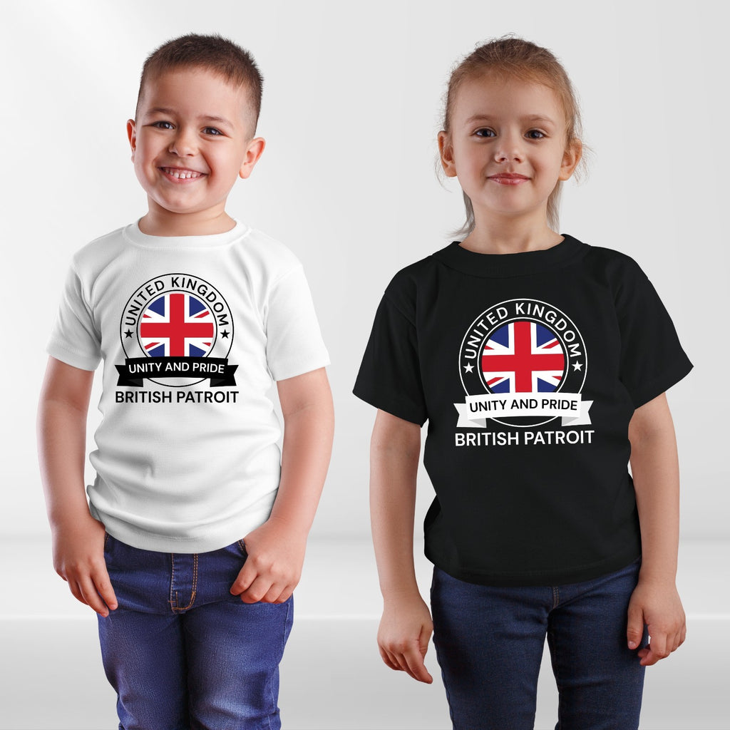 Unite The Kingdom Union Jack Adult Kids T-Shirt British Patriot Protest Top Tee