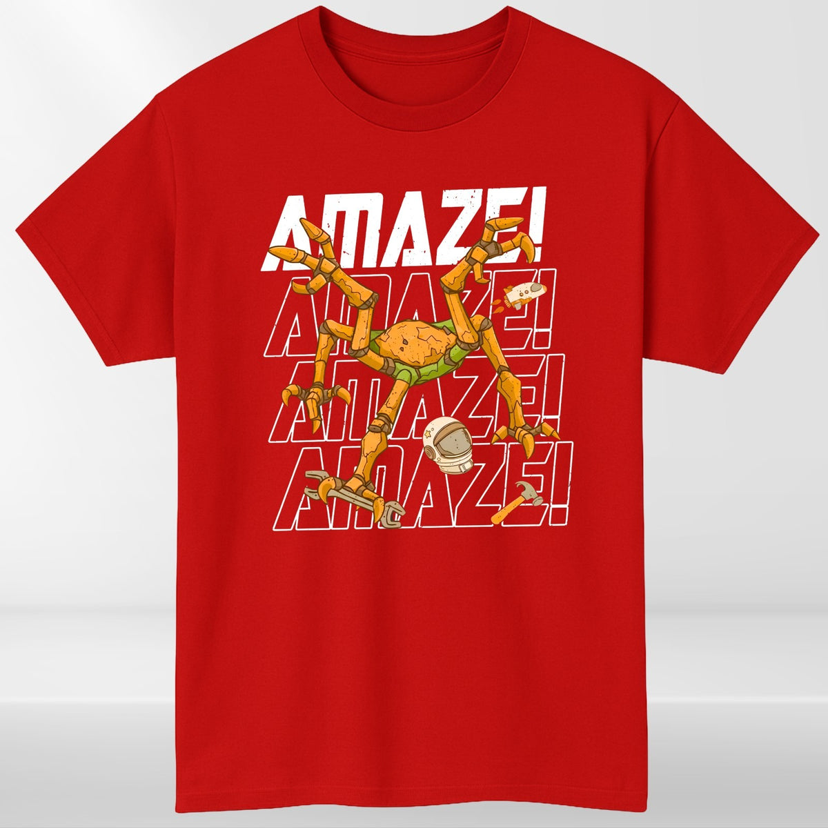 Amaze Crab Robot Unisex T-Shirt - Hail Mary Sci Fi Y2K Books lover Gift Tee Top