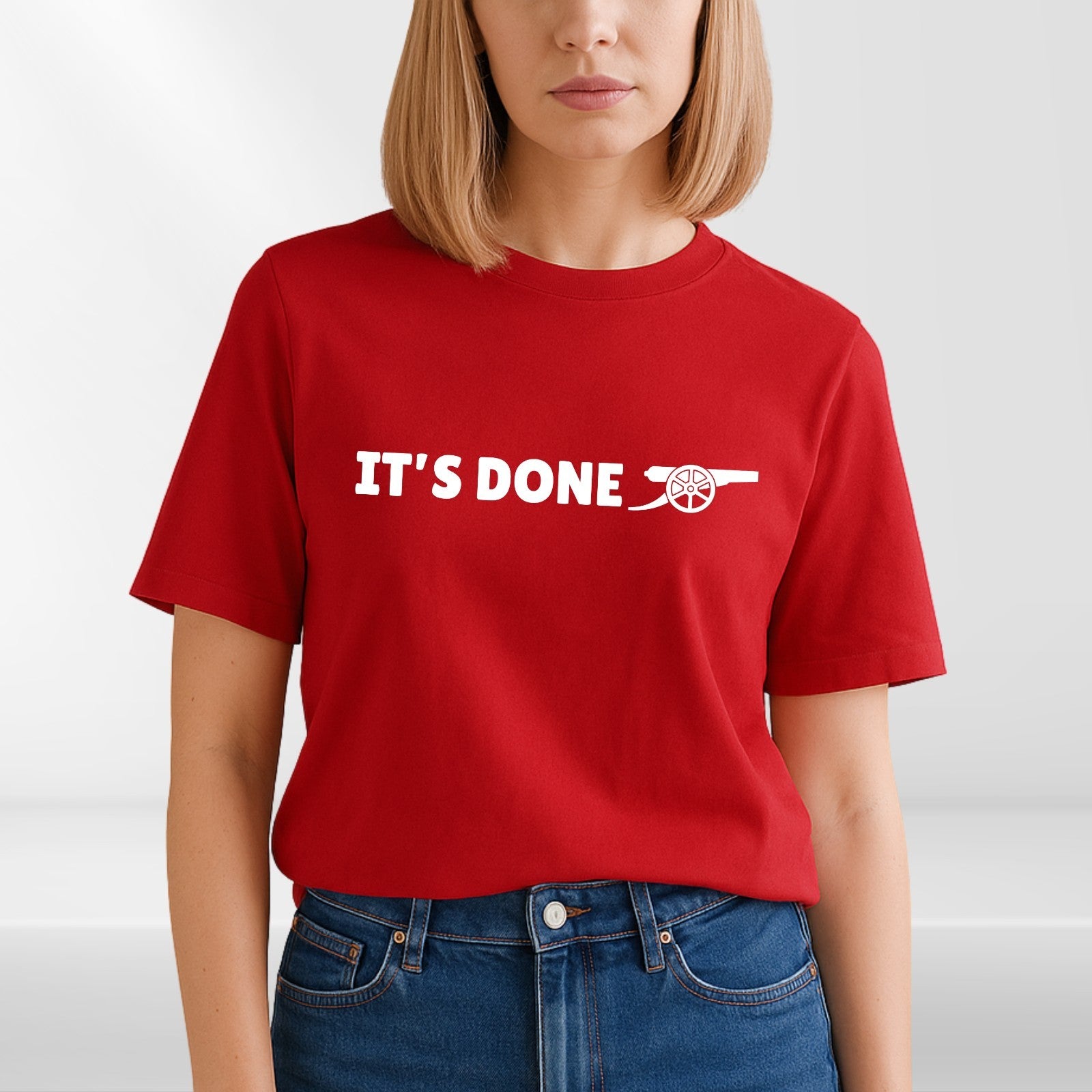 Its Done Cannon Graphic T Shirt Football Fan Celebration Unisex Gift Tee