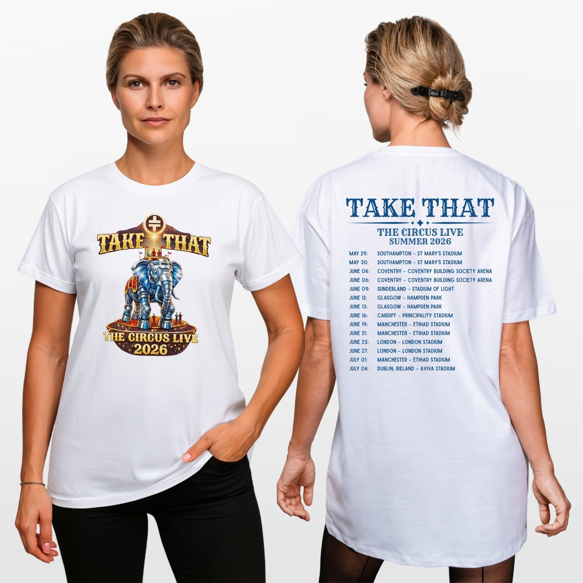 Take That The Circus Live Tour Inspired T Shirt Music Graphic Unisex Adults Kids