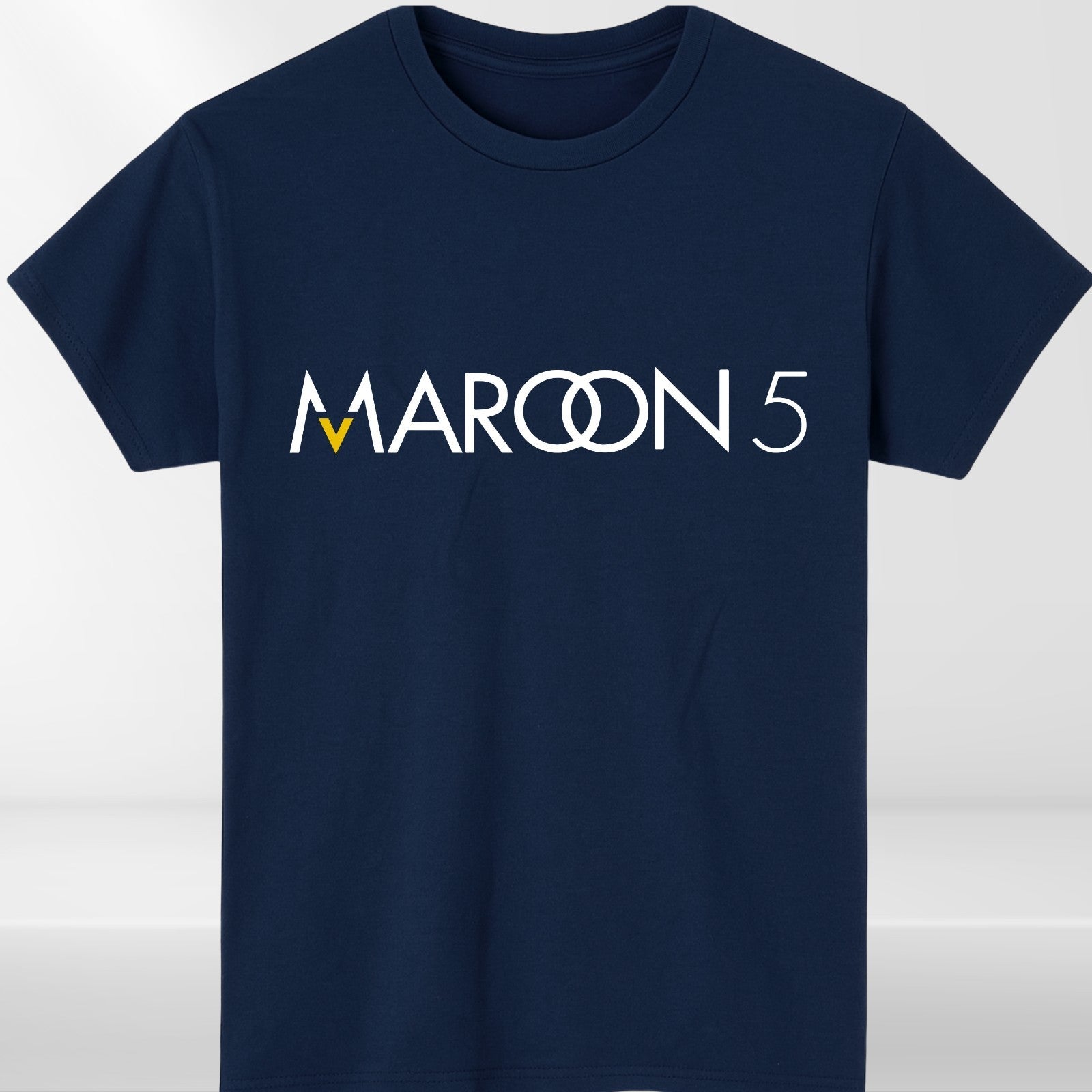 Maroon 5 T Shirt Black Concert Tour Music Band Unisex Cotton Tee Festival UK