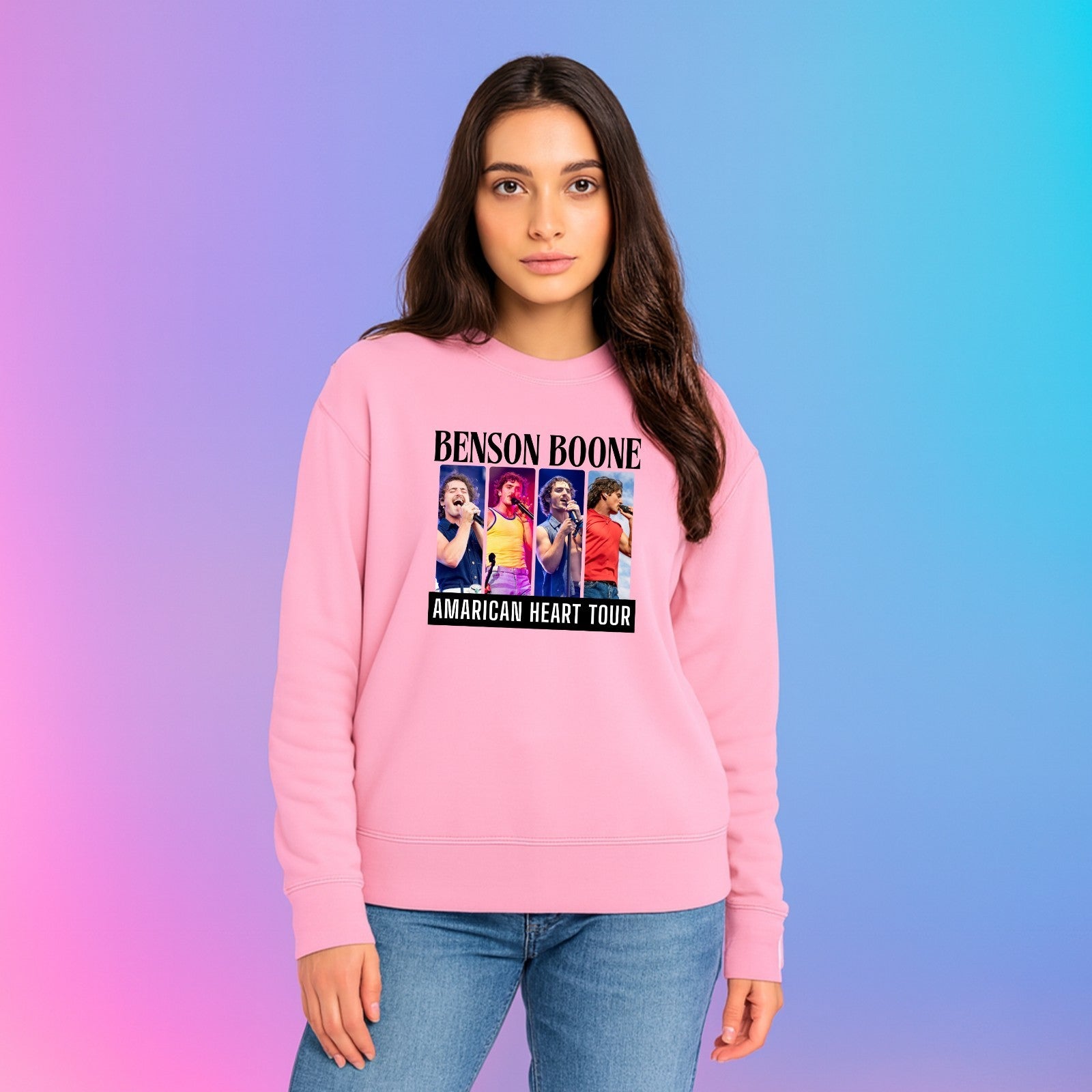 Emotional Pop American Heart Tour Jumper | Retro Music Sweatshirt | Live Concert