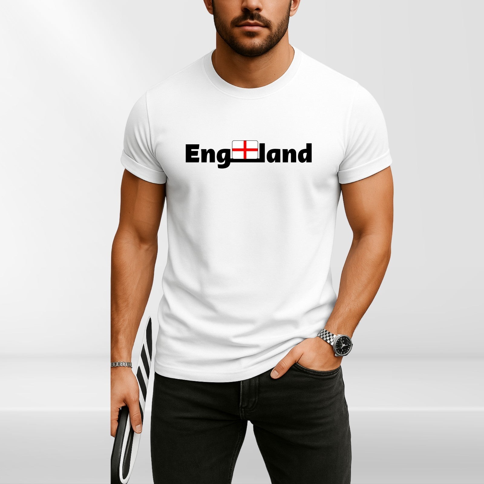 England St George Cross T-Shirt | England Flag Graphic Tee | Unisex UK Fan Shirt
