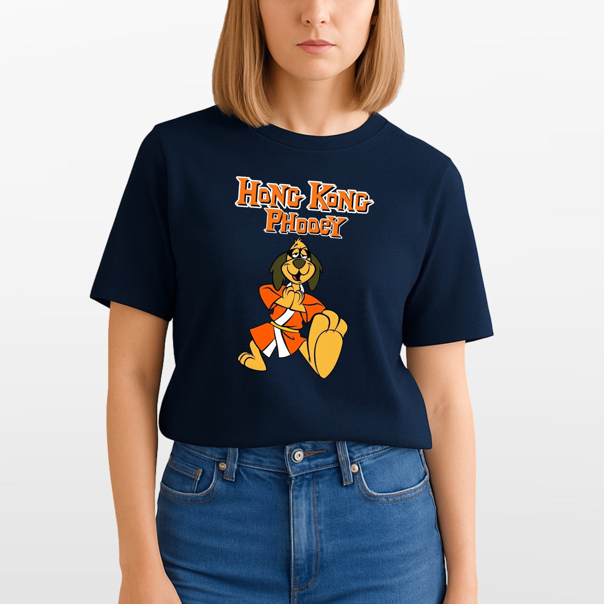 Hong Kong Phooey Inspired Vintage Cartoon T Shirt Retro Fan Tee Top UK