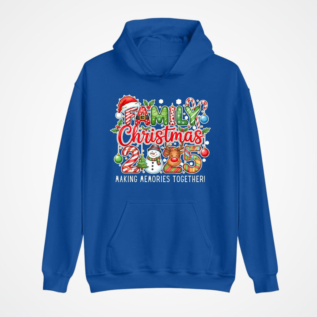 Family Christmas 2025 Hoodie | Matching Xmas Hoodie | Snowman & Reindeer Gift |