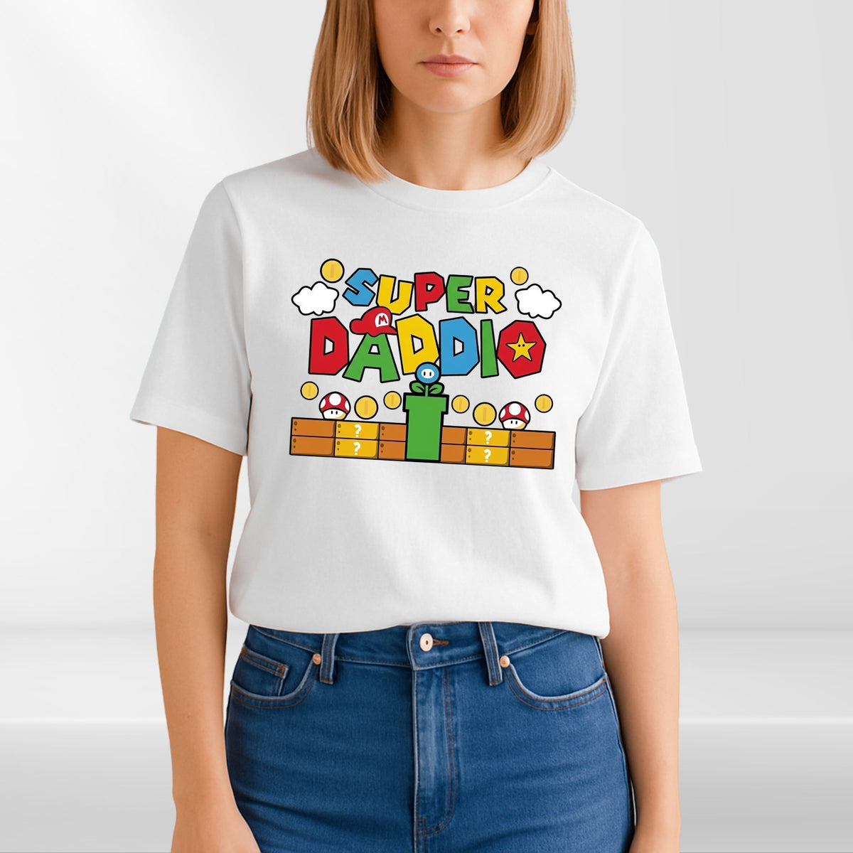 Gaming Dad Matching T Shirt Fathers Day Kids Baby Unisex Gift Tee Top
