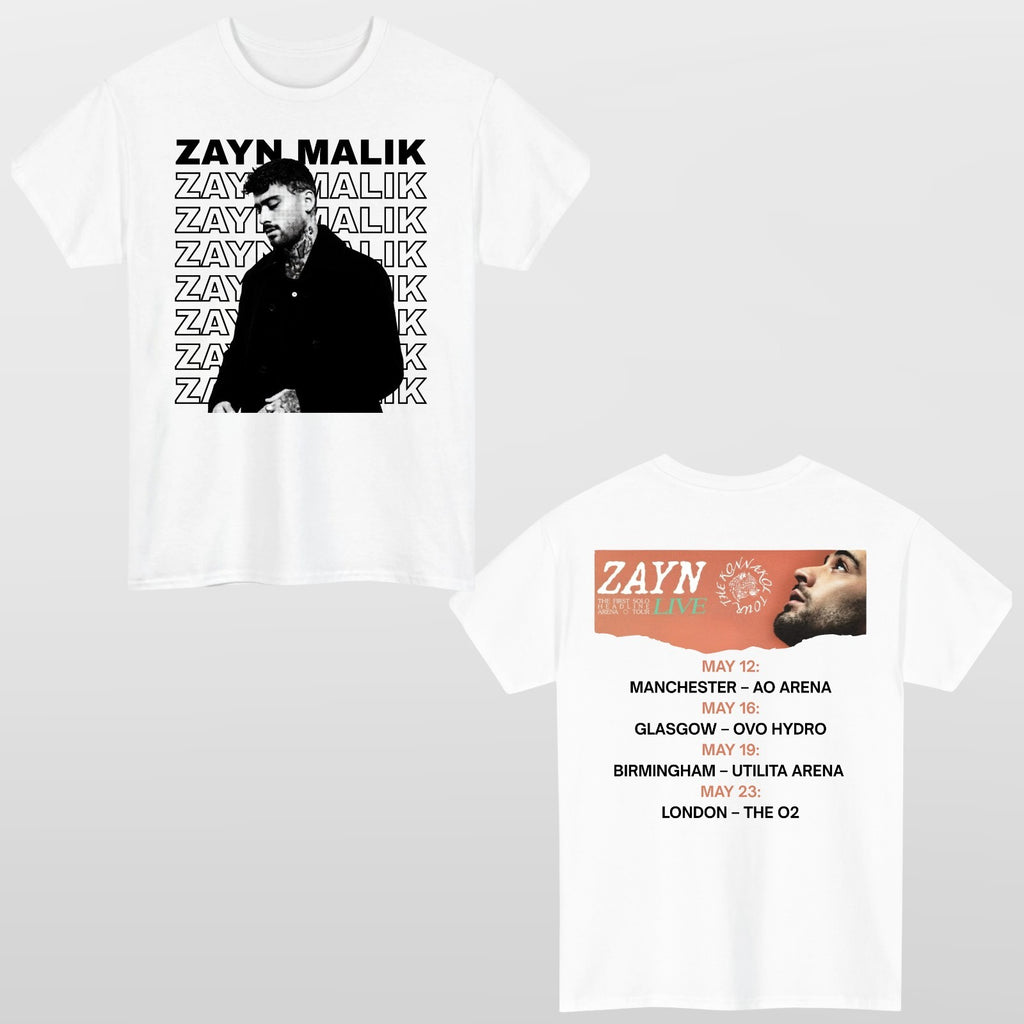 Zayn Konnakol Music 2026 Unisex T-Shirt - UK London Concert Dates Gift Tee Top