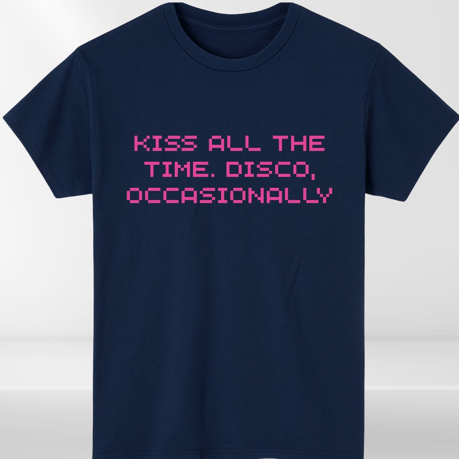 Kiss All The Time Disco Occasionally T Shirt Music Fan Concert Tee Top
