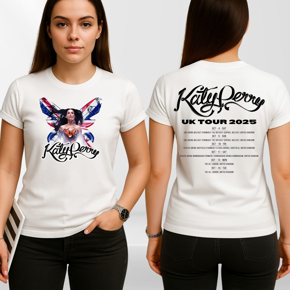 Katy Perry The Lifetimes Tour 2025 Album 3D Unisex T-Shirt