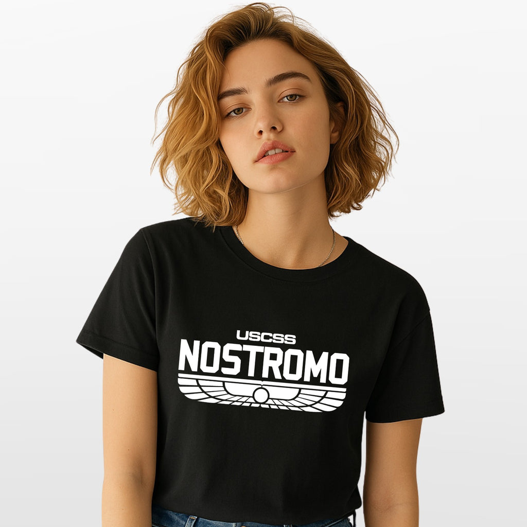 USCSS Nostromo t-shirt Alien geek nerd aliens sci fi top tee present gift