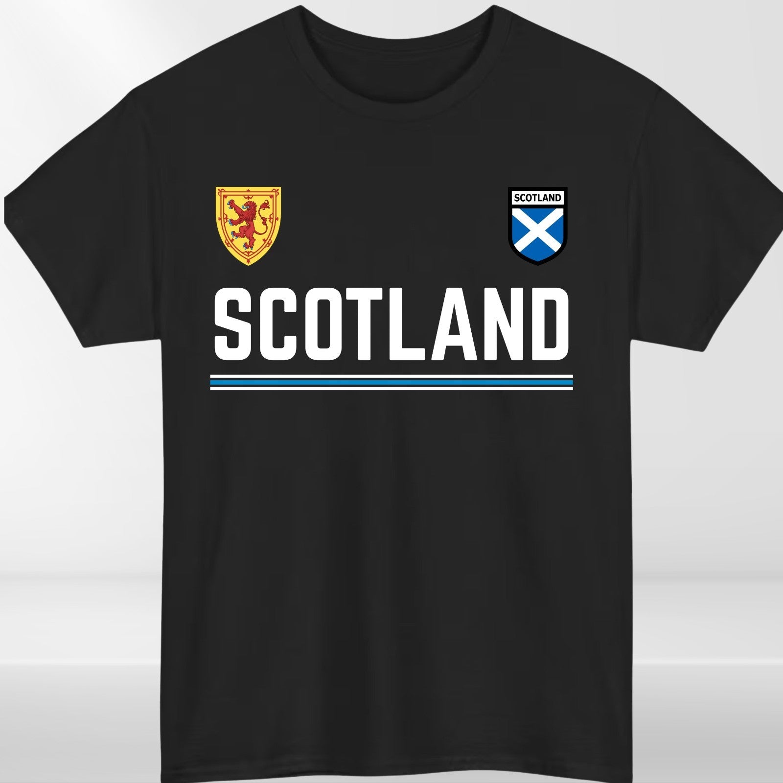 Scotland Lion Rampant T Shirt Saltire Retro Football Womens Fan Tee Top