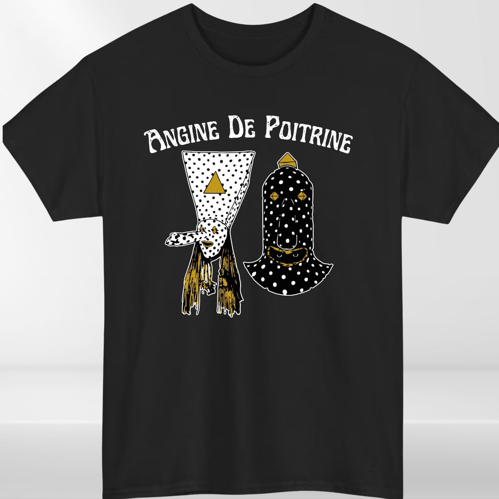 Angine De Poitrine Music Band Unisex T-Shirt, Music Lover Unisex Band Tee Top