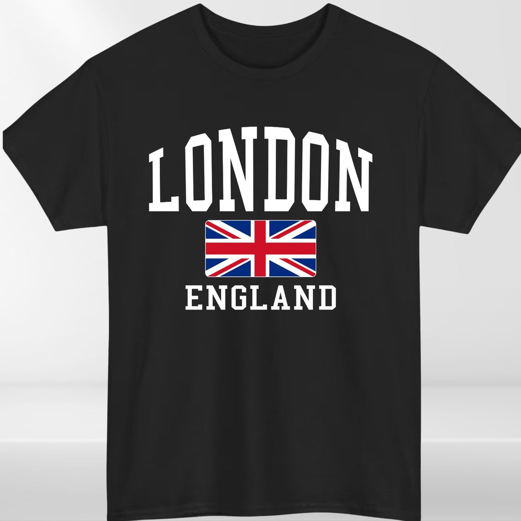 London England Unisex T-Shirt Union Jack Tee Trendy Great Britain Gift Souvenir