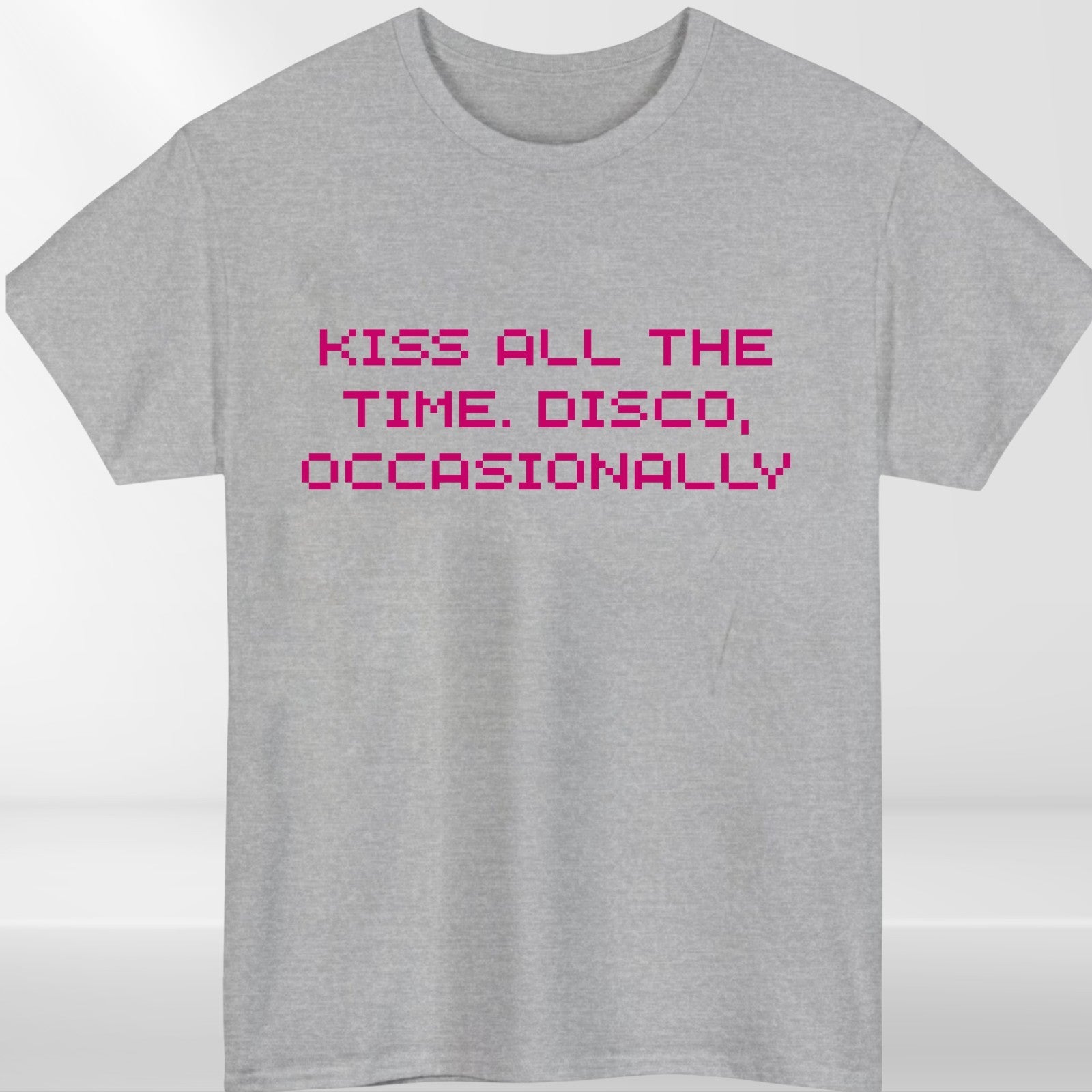 Kiss All The Time Disco Occasionally T Shirt Music Fan Concert Tee Top