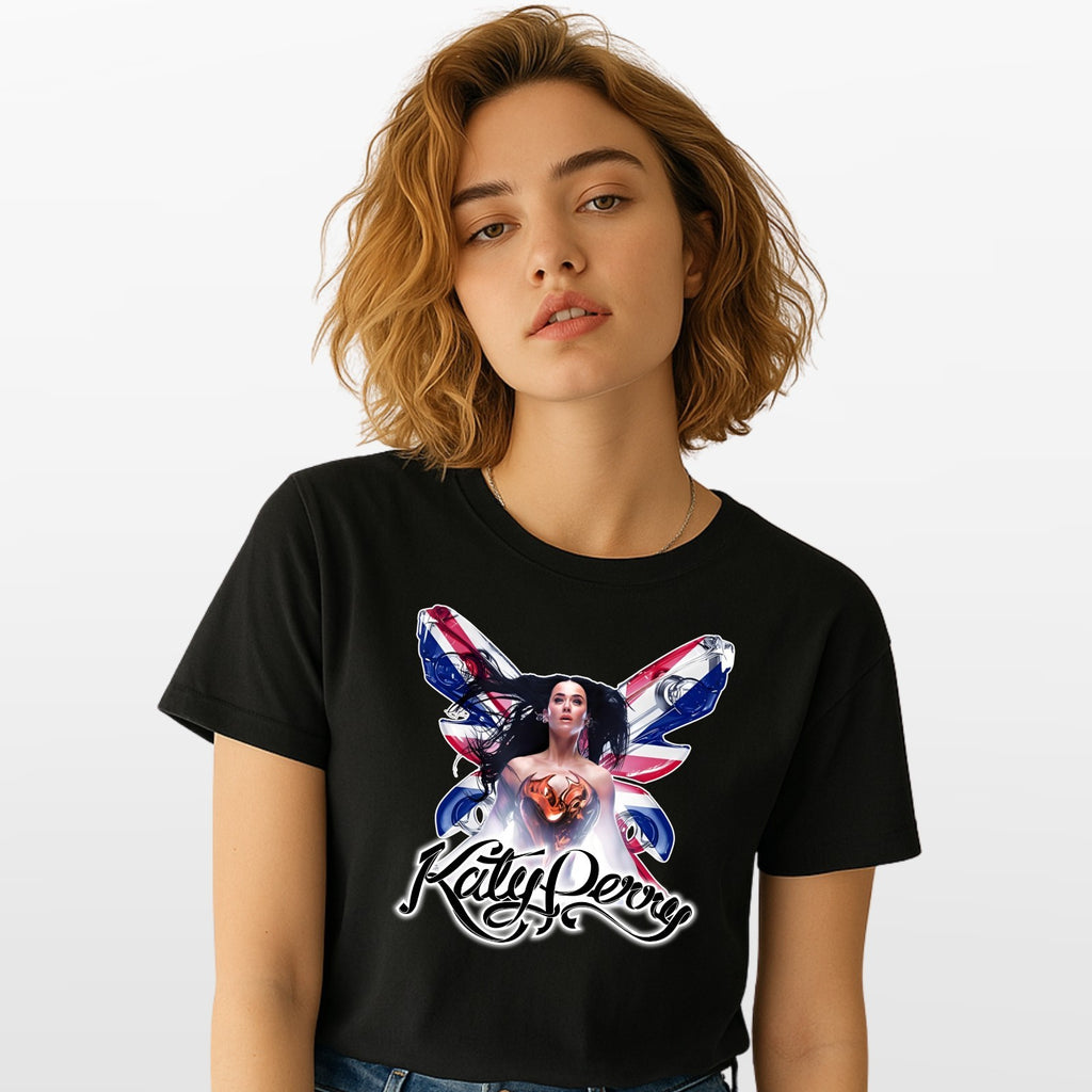 Katy Perry Music Inspired Lifetimes Tour Graphic T Shirt Unisex Fan Gift Tee Top