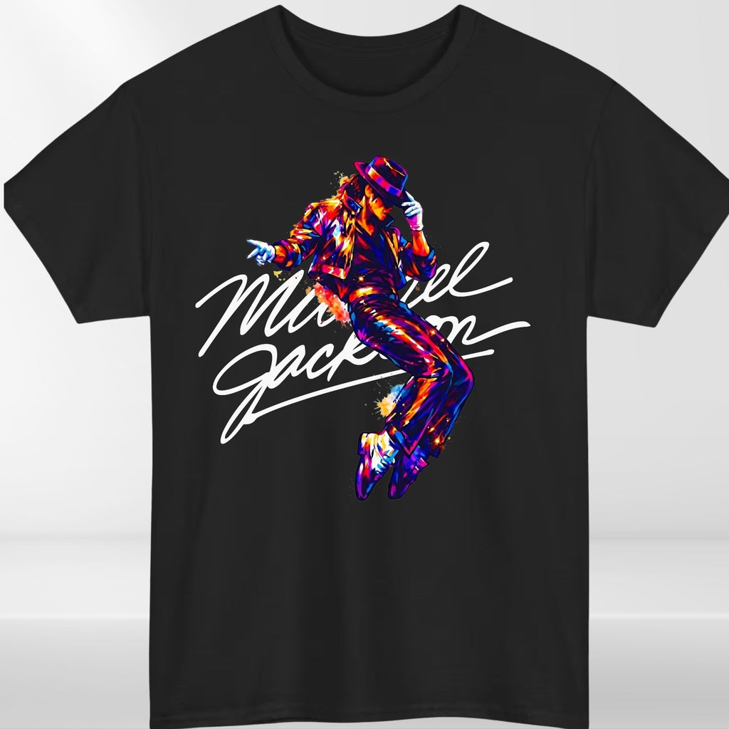 Michael Jackson Inspired Dance Graphic T-Shirt King of Pop Music Unisex Tee Gift