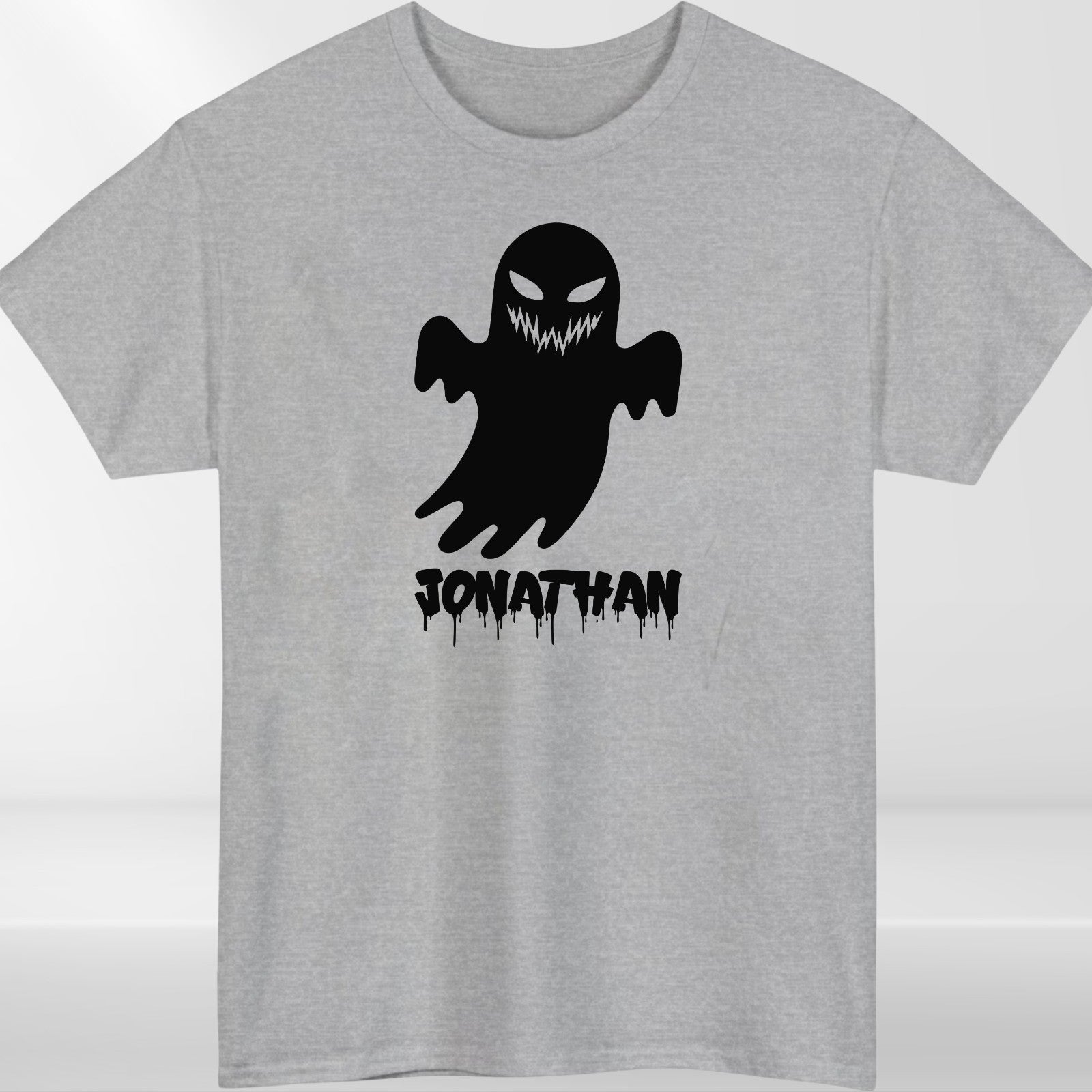 Personalised Halloween Ghost Couple T-Shirt Custom Name Spooky Scary Festive Top