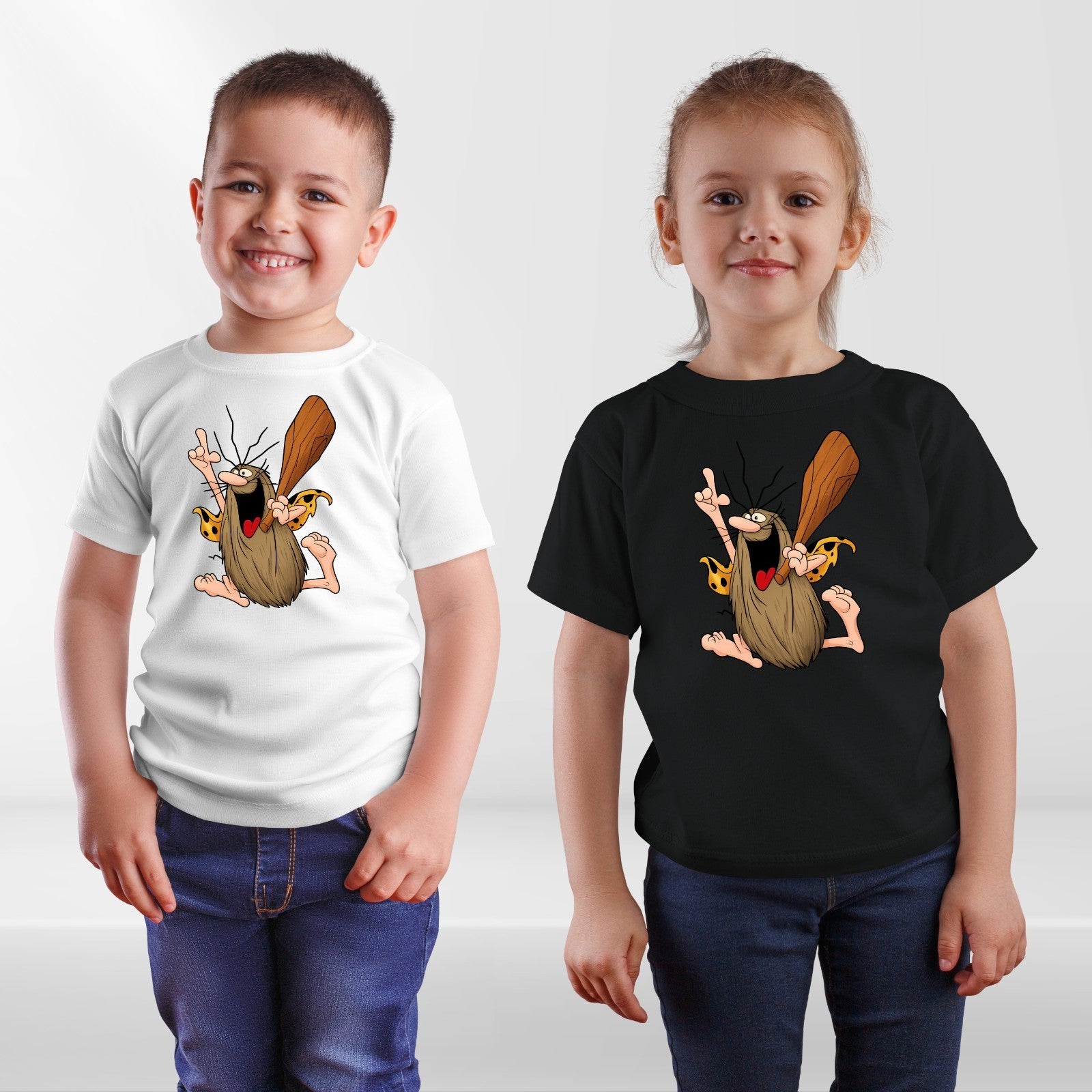 Vintage Captain Caveman Cartoon T-Shirt Retro Hanna Barbera Graphic Gift Tee Top