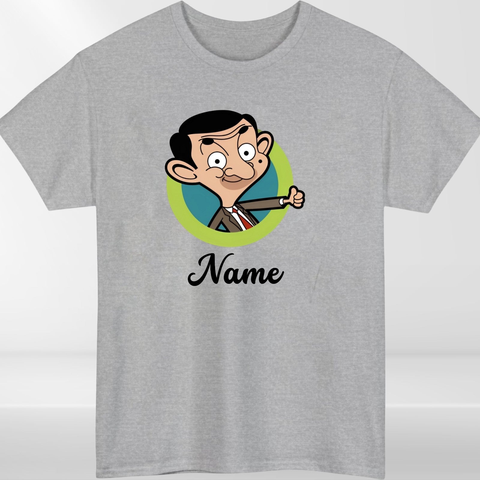 Personalised Cartoon with Name Funny T-Shirt product view 3
