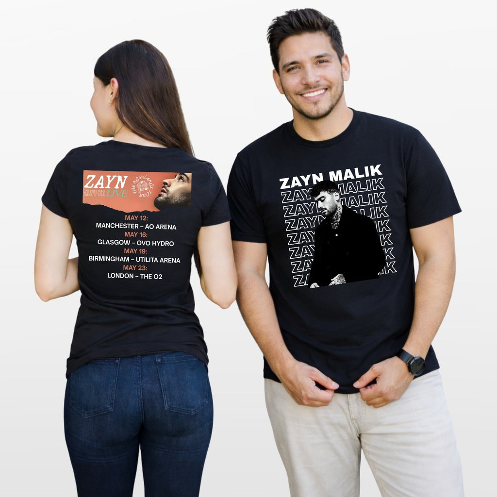 Zayn Konnakol Music 2026 Unisex T-Shirt - UK London Concert Dates Gift Tee Top