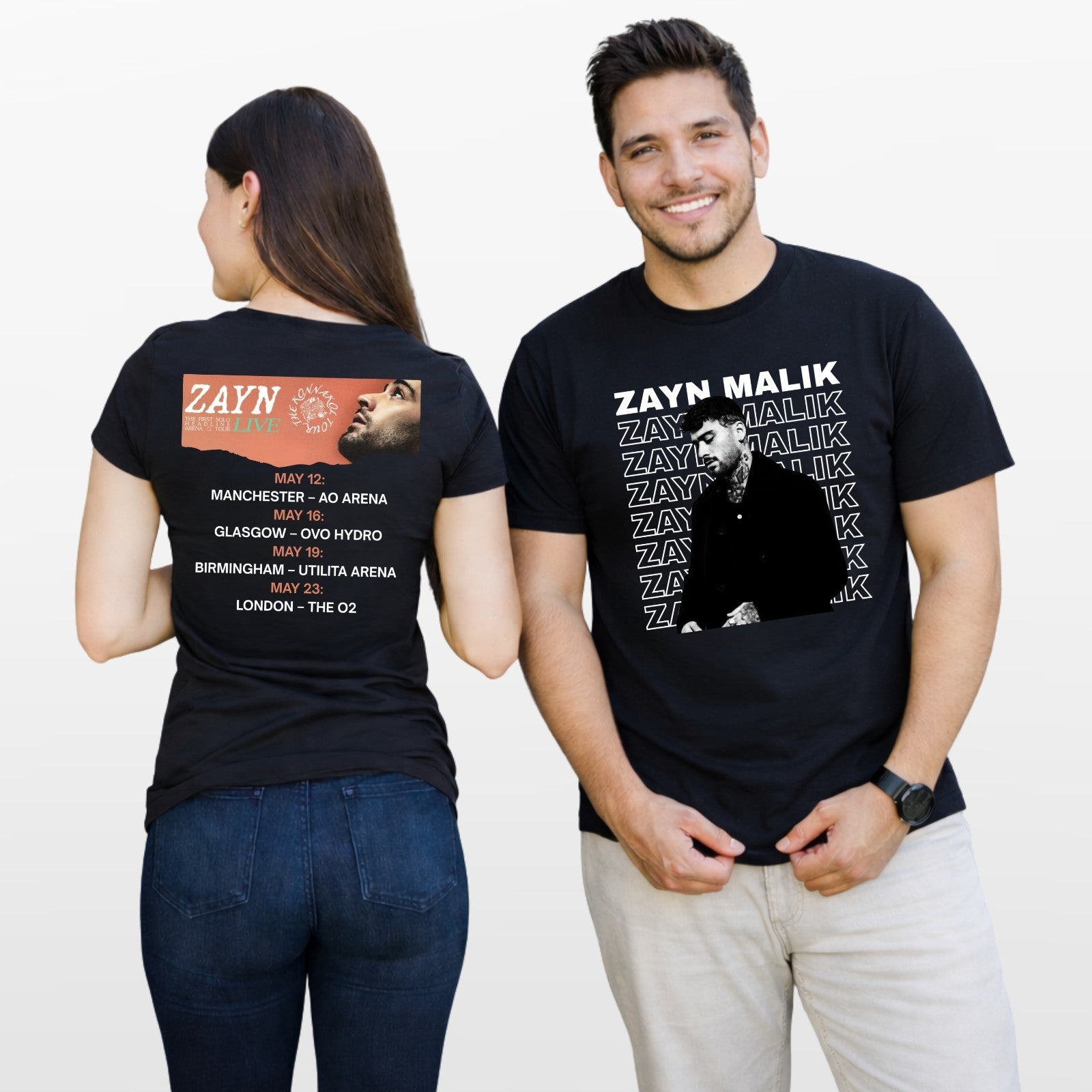 Zayn Konnakol Music 2026 Unisex T-Shirt - UK London Concert Dates Gift Tee Top