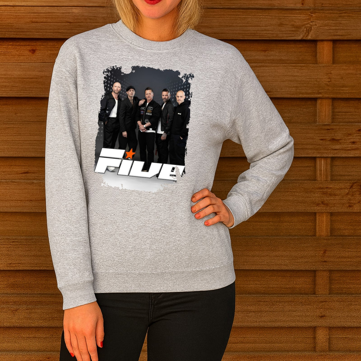 FIVE BOY Band Jumper Music Tour Venue & Dates Printed Fans Top Gift Sweat-shirt