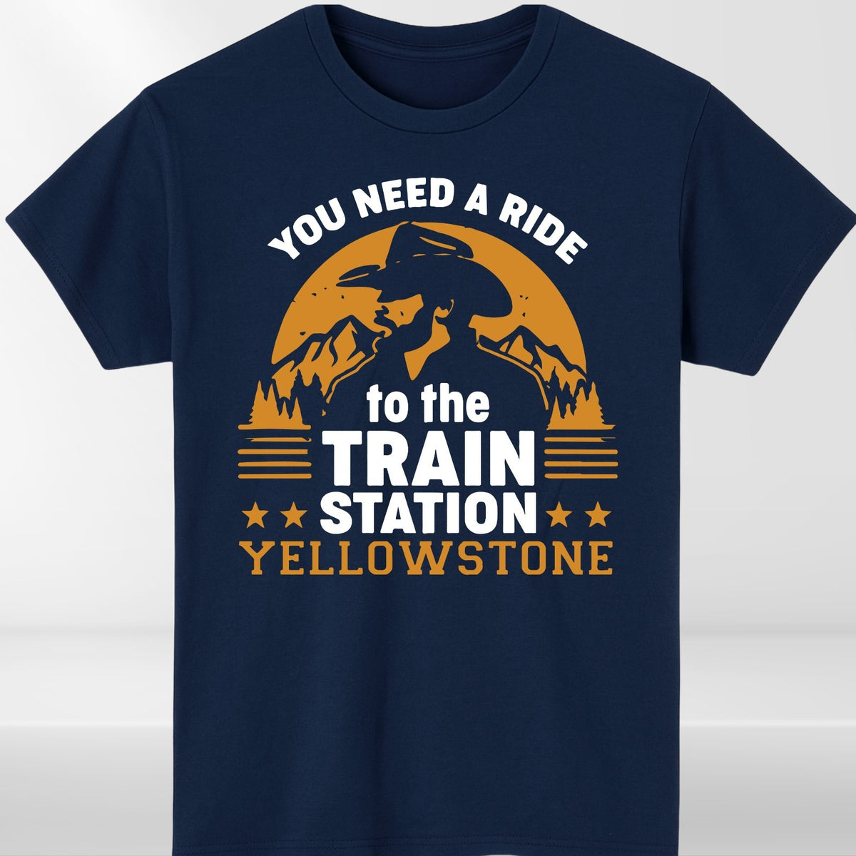 You Need A Ride To The Train Station Novelty Graphic T Shirt TV Series Inspired