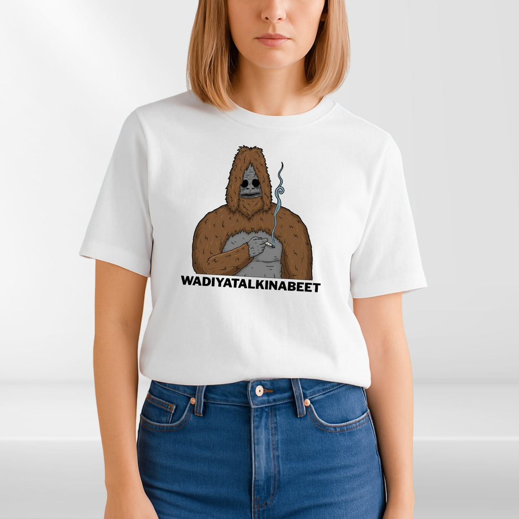 Sassy The Sasquatch Smoke Big Lez Cool Unisex T-Shirt