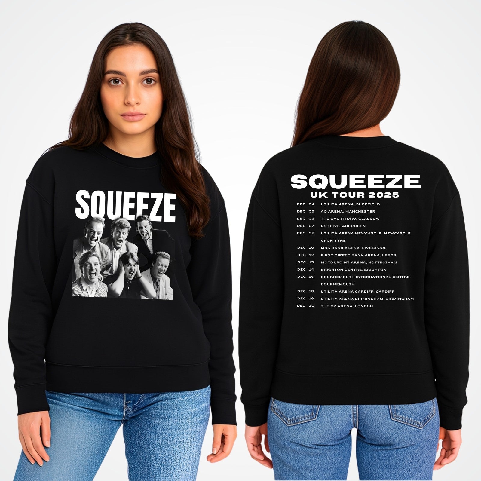 80s British Pop  UK Tour 2025 Jumper | Retro Band Sweatshirt | Music Gift 3Y–4XL