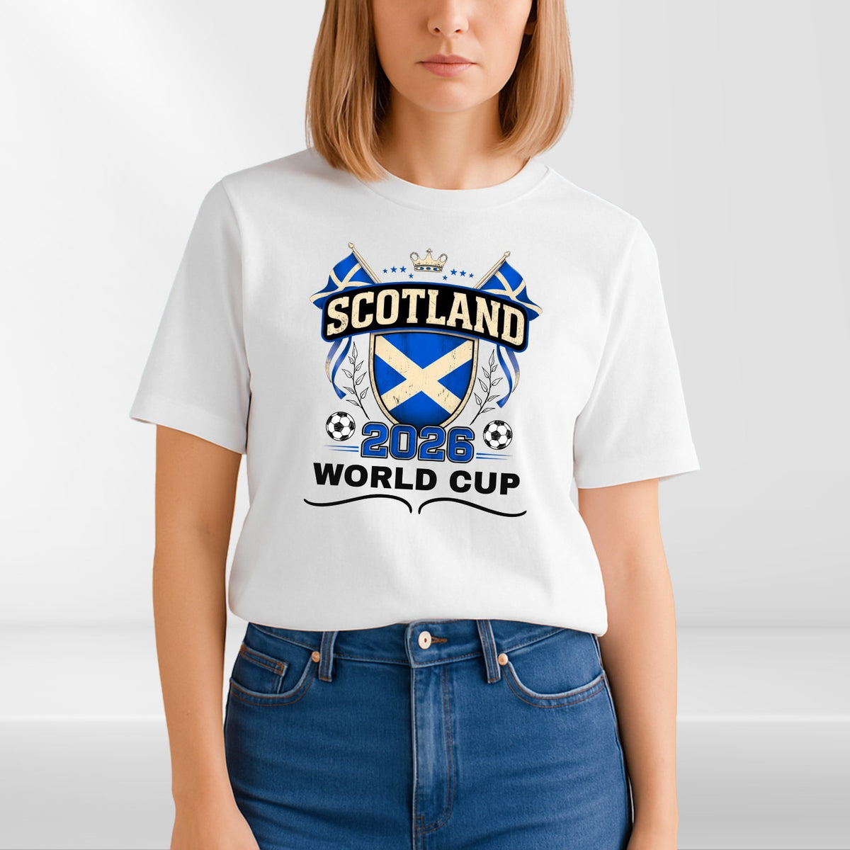 Scotland Football 2026 Fan Unisex Kids T Shirt Scottish Soccer Gift Tee