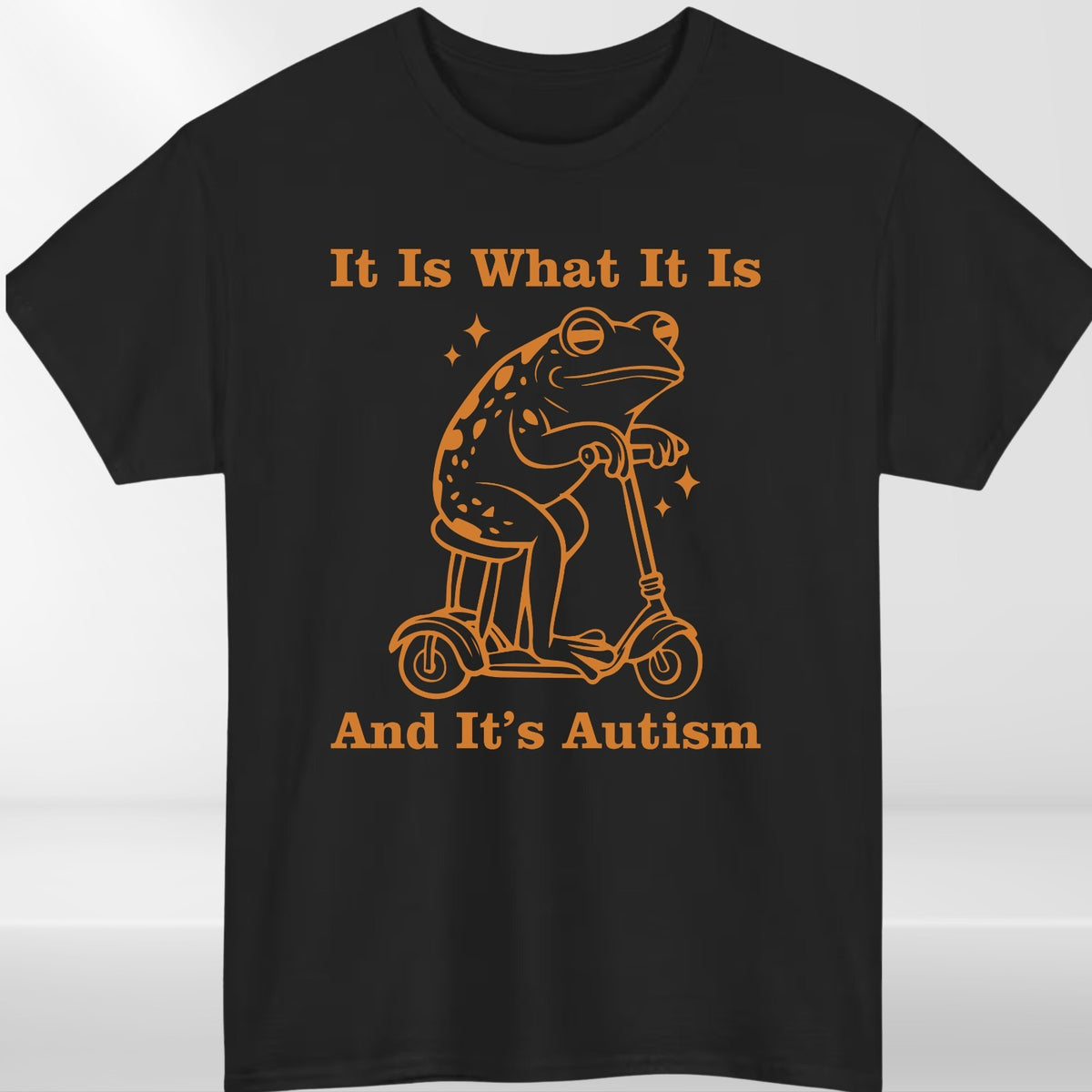 It Is What It Is Autism Awareness Frog Retro Funny Graphic T Shirt Tee UK