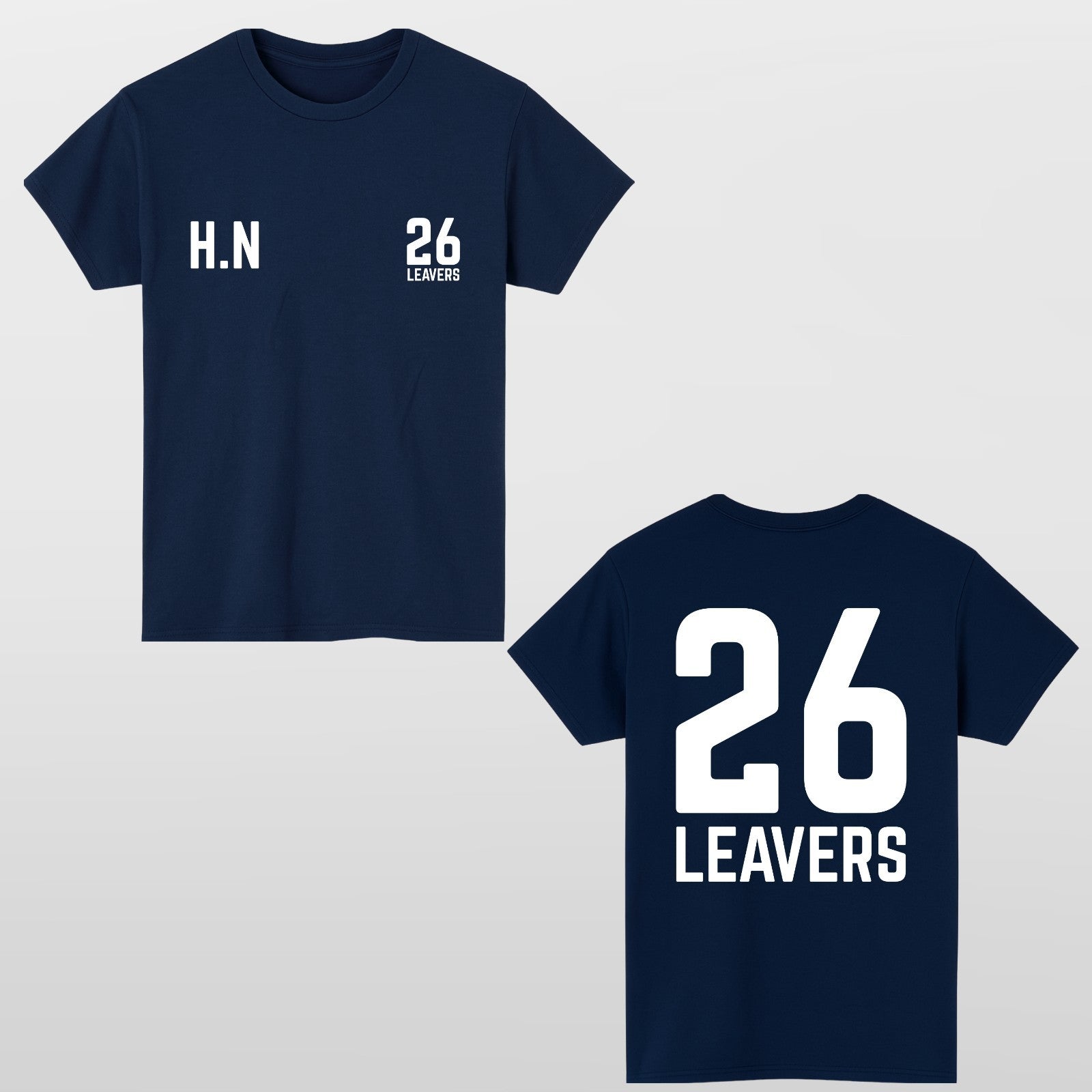 Personalised Leavers Hoodie 2026 Custom School Name Class Of 26 Top
