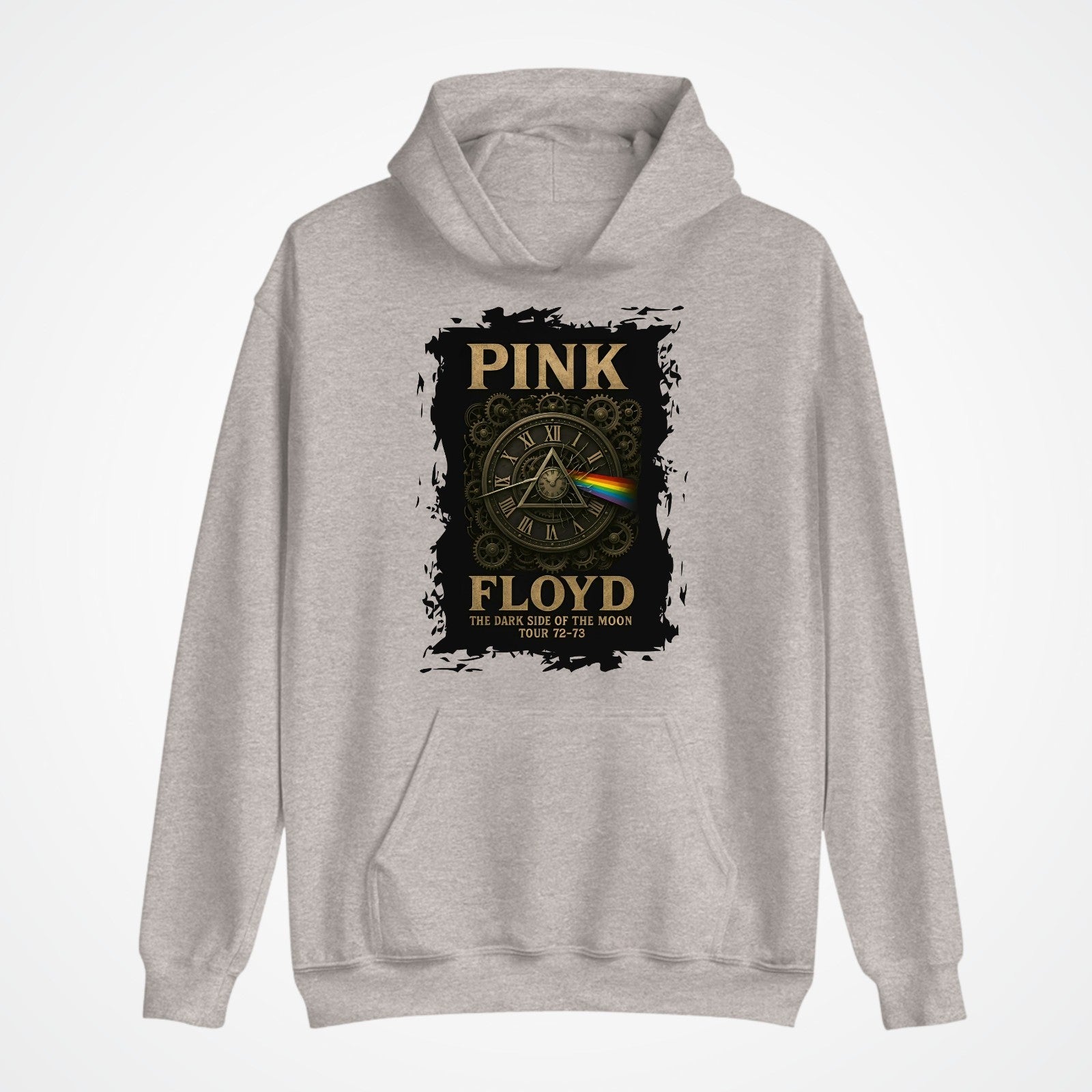 Vintage Psych Hoodie | Dark Side Of The Moon Band Hoodie | Music Gift Top 3Y–4XL