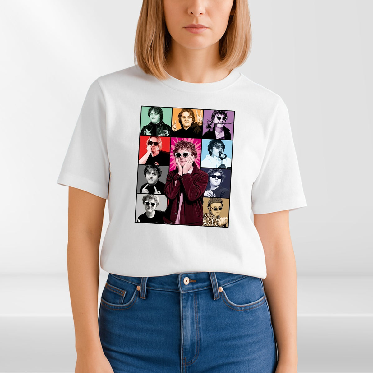 Lewis Capaldi Tour 2026 T Shirt UK Ireland Concert Photo Collage Tee