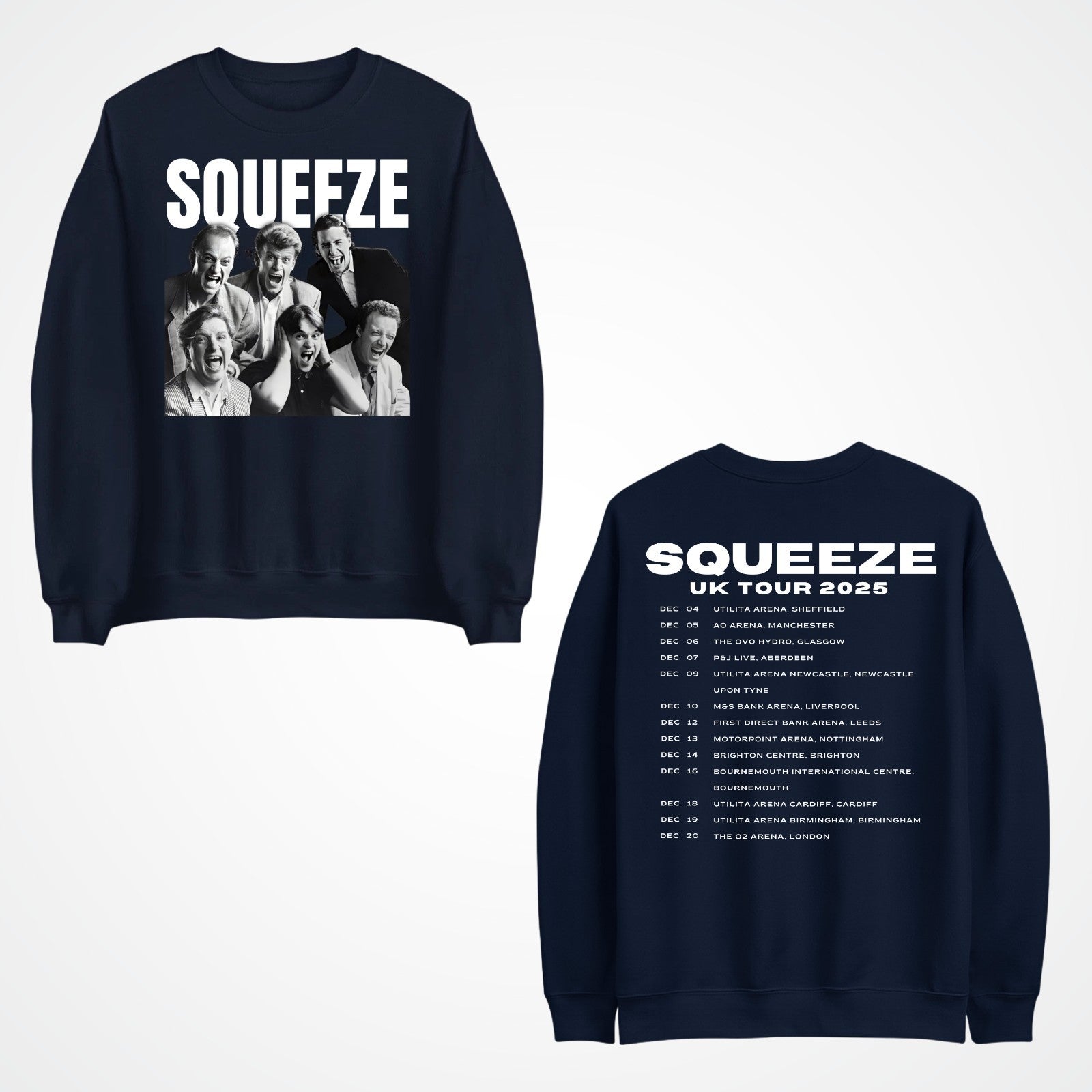 80s British Pop  UK Tour 2025 Jumper | Retro Band Sweatshirt | Music Gift 3Y–4XL