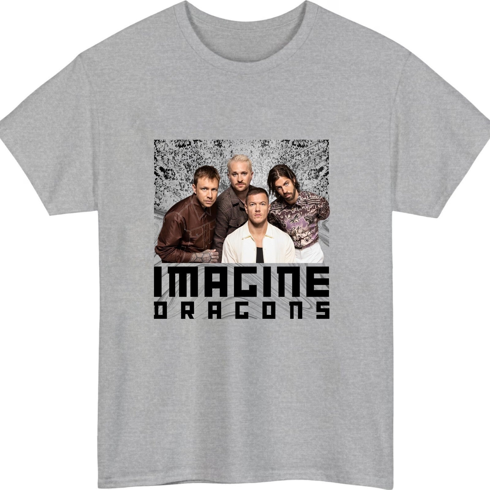 Colourful Pop Rock Concert T-Shirt Design A product view 3