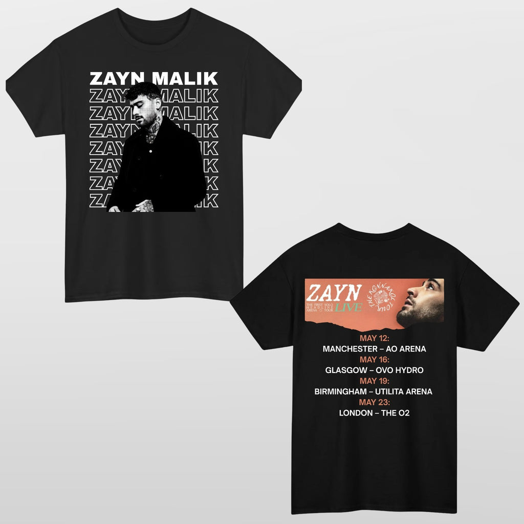 Zayn Konnakol Music 2026 Unisex T-Shirt - UK London Concert Dates Gift Tee Top