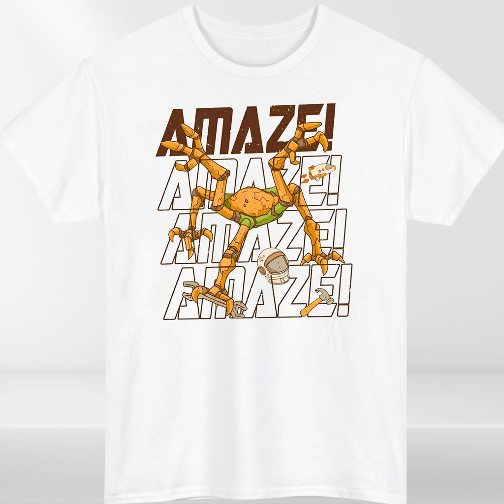 Amaze Crab Robot Unisex T-Shirt - Hail Mary Sci Fi Y2K Books lover Gift Tee Top
