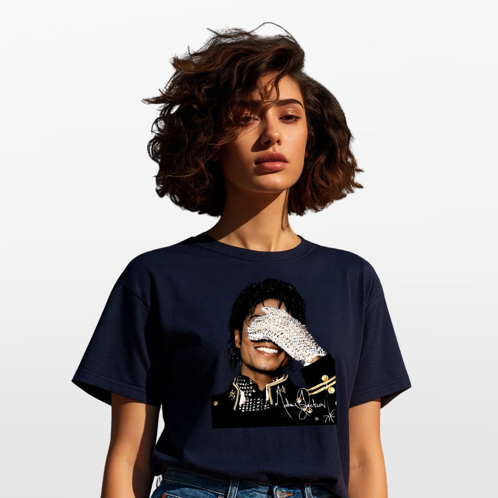 Michael Jackson Glove Graphic Tee, Music MJ King of Pop T-Shirt, a Perfect Gift