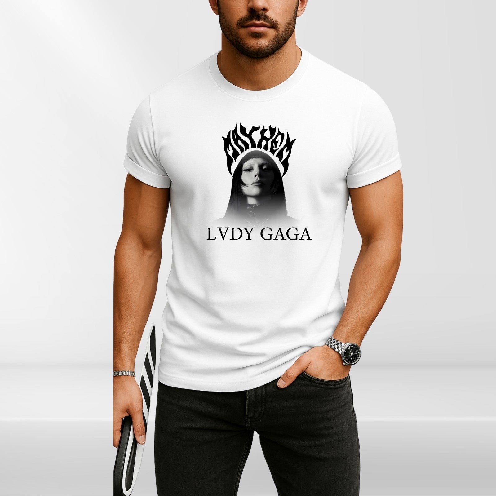 Edgy Music Fan Graphic T-Shirt | Mayhem Style Gothic Rock Tee | Unisex Fashion T