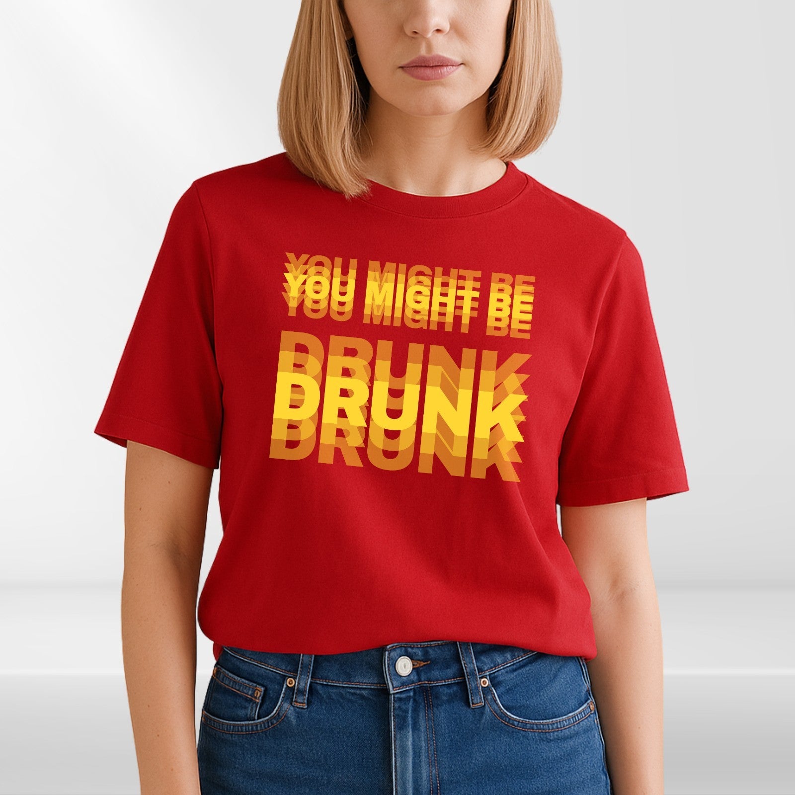 You Might Be Drunk Funny T Shirt Humour Meme Graphic Unisex Gift Tee UK