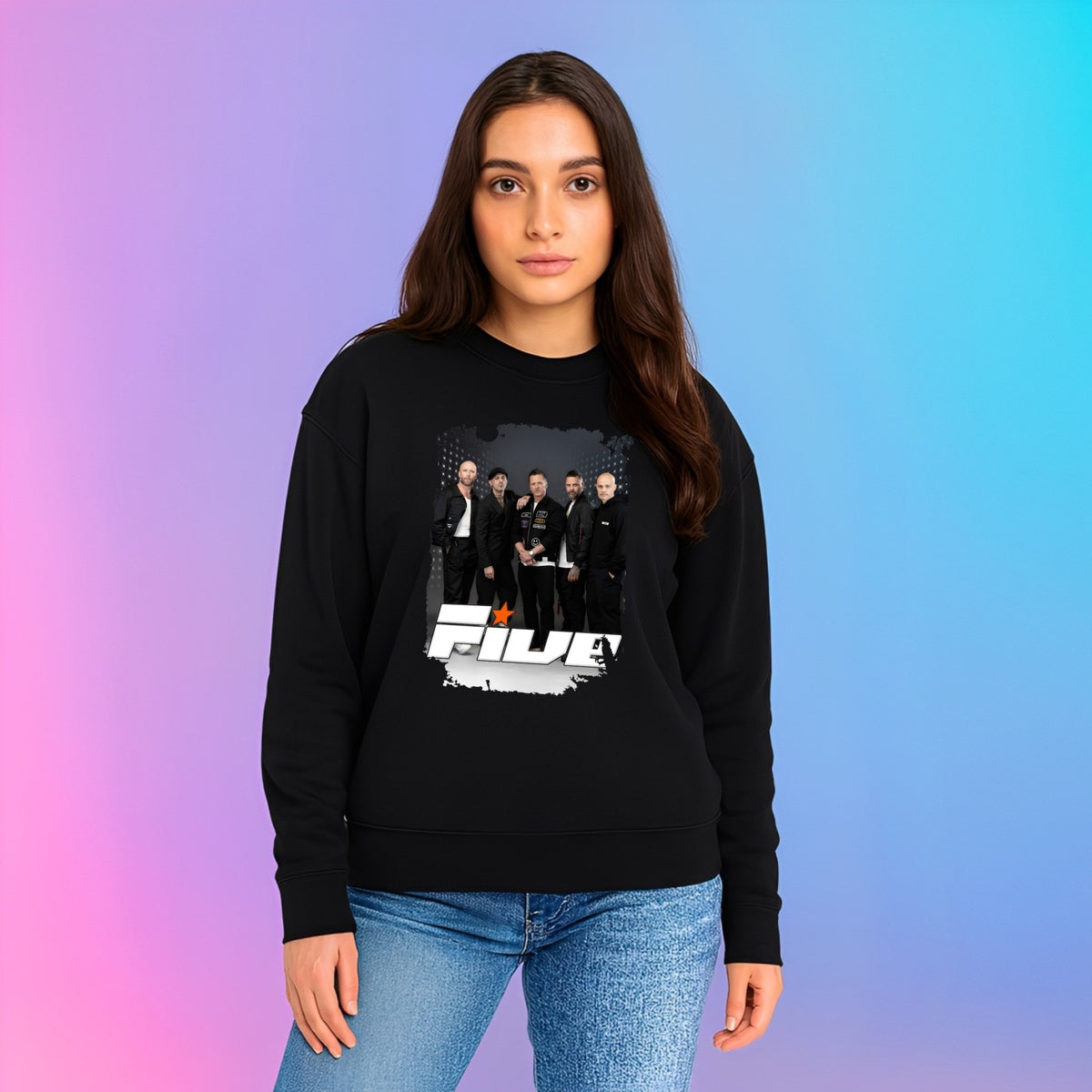FIVE BOY Band Jumper Music Tour Venue & Dates Printed Fans Top Gift Sweat-shirt