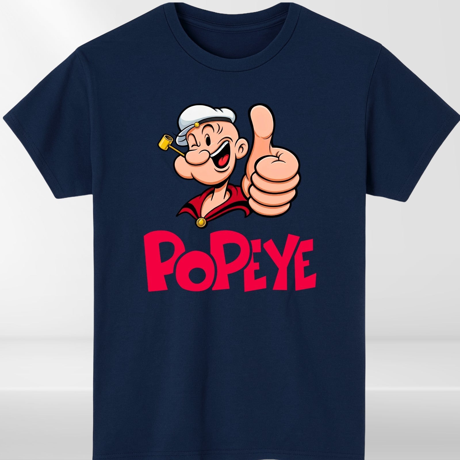 Popeye T-Shirt Retro Vintage The Sailor Man Cartoon Spinach Kids & Adults Top