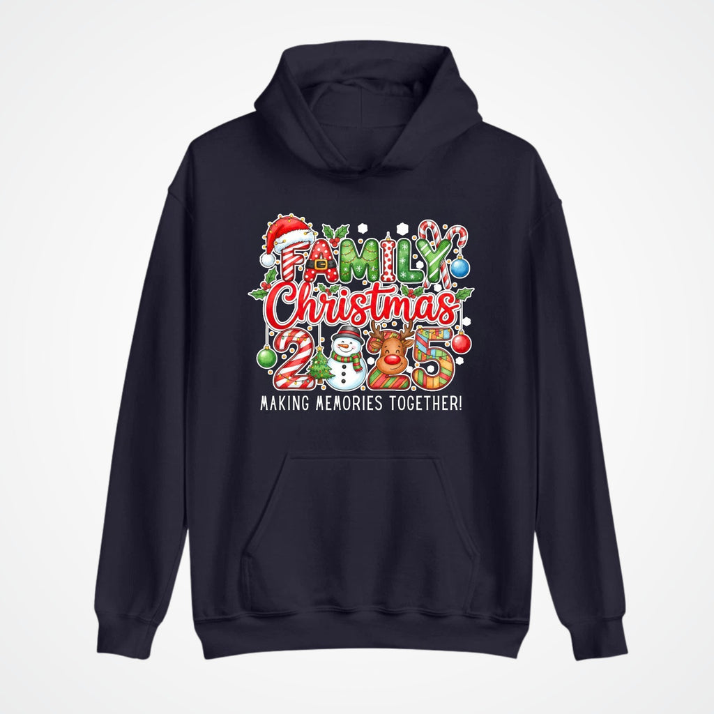 Family Christmas 2025 Hoodie | Matching Xmas Hoodie | Snowman & Reindeer Gift |