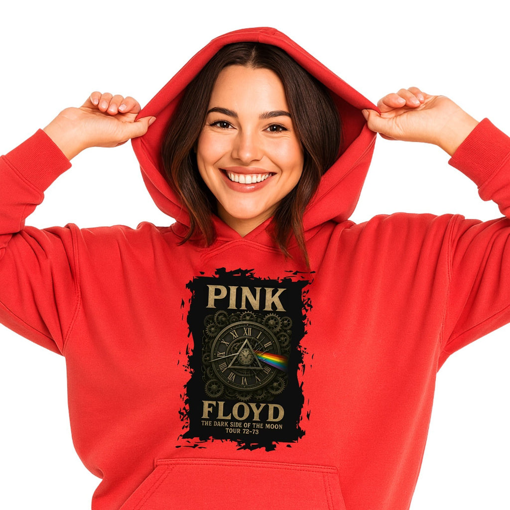 Vintage Psych Hoodie | Dark Side Of The Moon Band Hoodie | Music Gift Top 3Y–4XL