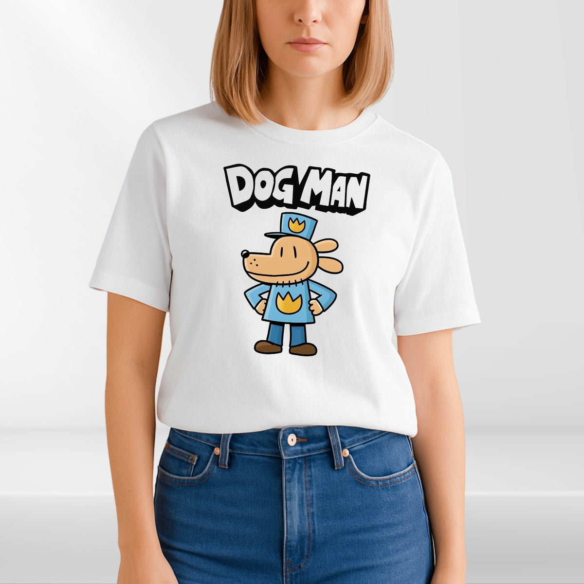 Kids Dog Man T Shirt Boys Girls Book Day School Costume Unisex Gift Tee UK