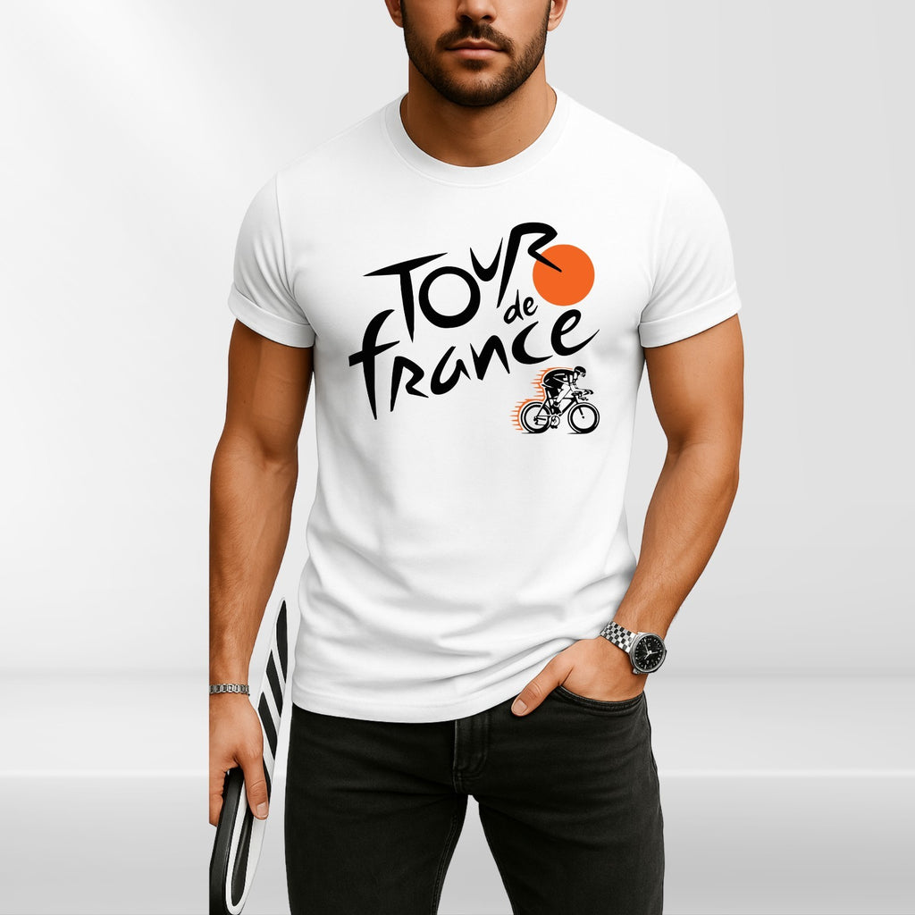 Tour De France Cycling Race Competition T-Shirt Cyclist Ride Unisex Tee